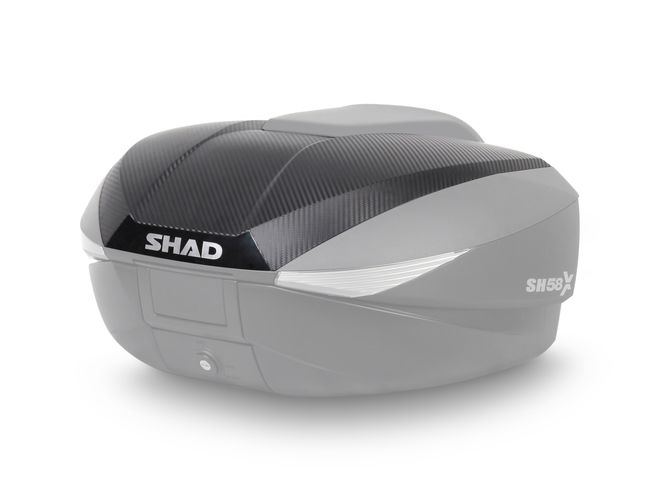 Funda superior Shad Cover SH58 con textura de carbono D1B58E06