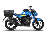 SHAD SH38X Aluminium-Seitenkoffer-Kit + 3P-Systemrahmen für Suzuki GSX R/S 125/150 ab Baujahr 2017