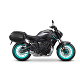 SHAD SH38X Aluminium-Seitenkoffer-Kit + 3P-Systemrahmen für Yamaha MT07 13>