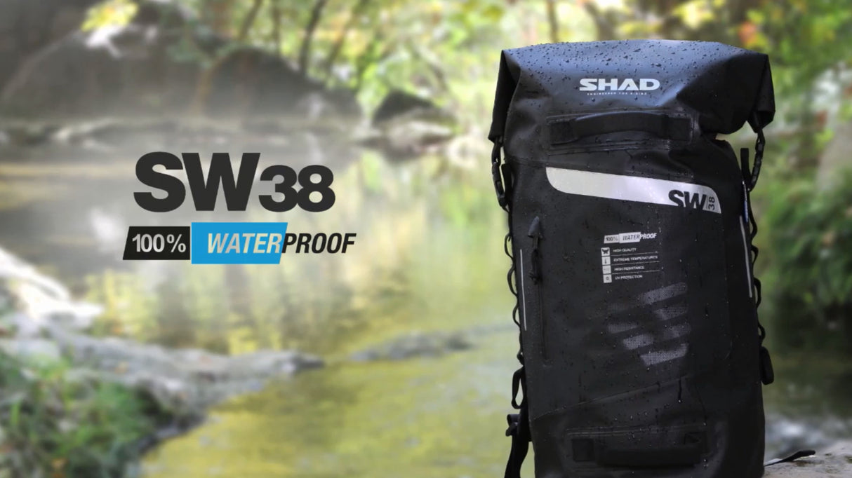 Bolsa trasera impermeable para motocicleta Shad SW38 X0SW38