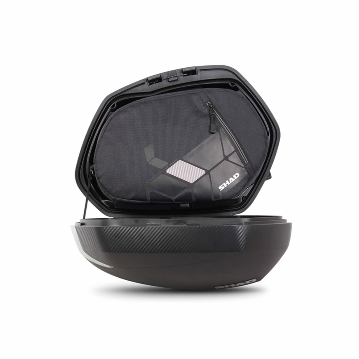 Par de maletas laterales Shad SH36 para motocicleta, cubierta de carbono D0B36200