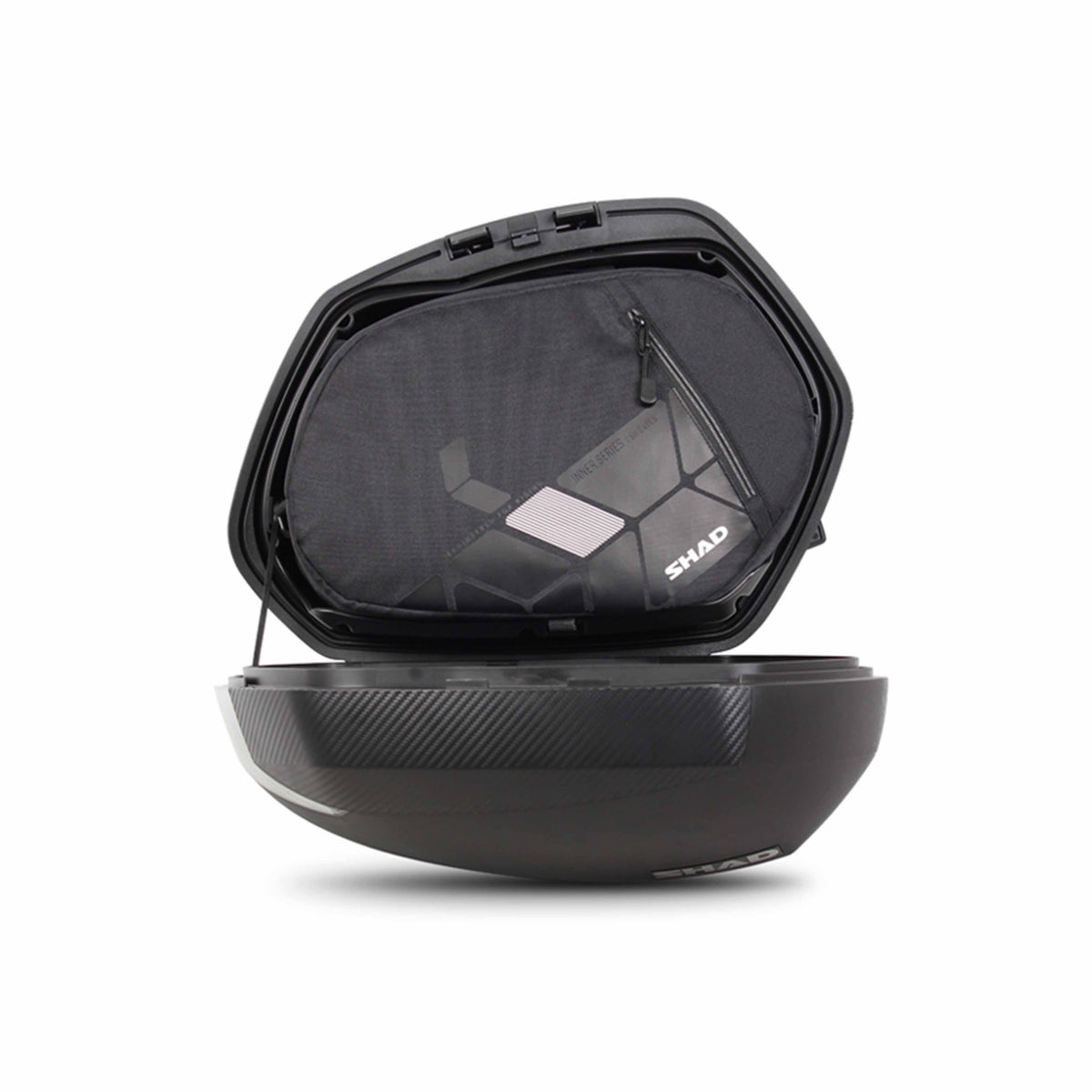 Par de maletas laterales Shad SH36 para motocicleta, cubierta de carbono D0B36200