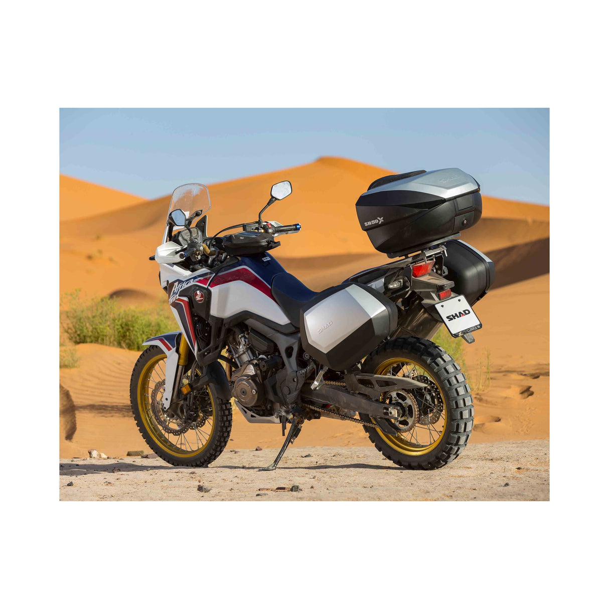 Par de maletas laterales Shad SH35 con cubierta de aluminio D0B35200 para motocicleta