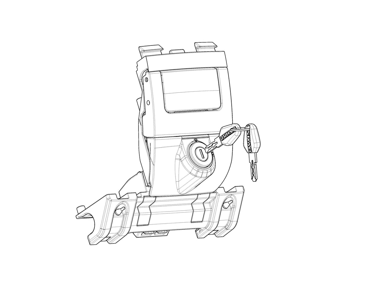 Verriegelungsmechanismus-Kit für SH35/SH36 Premium Topcase D1B362MAR