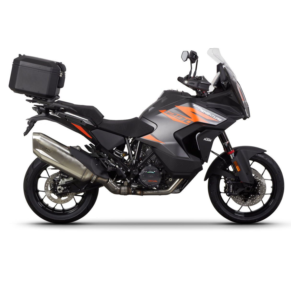KIT BAÚL SUPERIOR SHAD SH39 + FIJACIÓN KTM 1290 SUPER ADVENTURE R/T 21>
