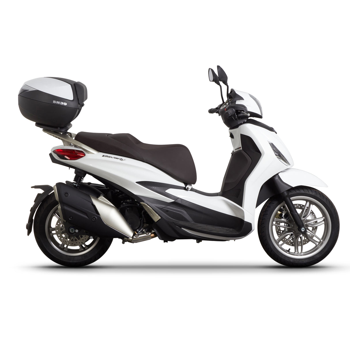 SHAD SH39 Topcase-Kit + Piaggio Beverly 300/400/300S/400S 21> Anbauteil