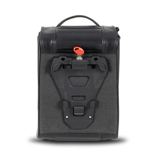 Shad Einzel-Motorradsatteltasche Cafe Racer Schwarz X0SR3821