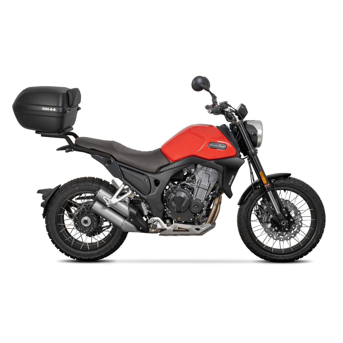 SHAD SH26 Topcase-Kit + MACBOR EIGHT MILLE 500 Scrambler/Street 2022 Anbauteil
