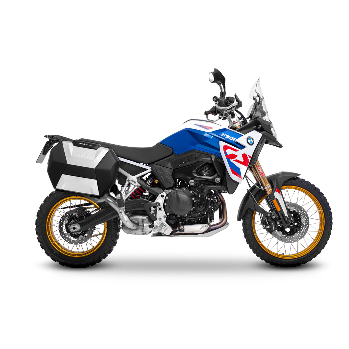 KIT VALIGIE LATERALI SHAD SH38X Nere +TELAIO 3P SYSTEM BMW F900GS 24>