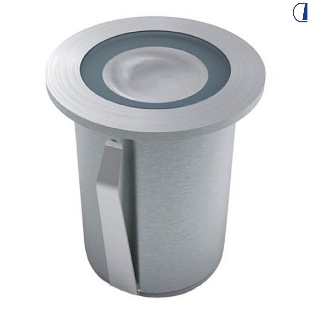 Faretto LED marino da incasso acciaio inox 12V 1,3W luce blu 100lm