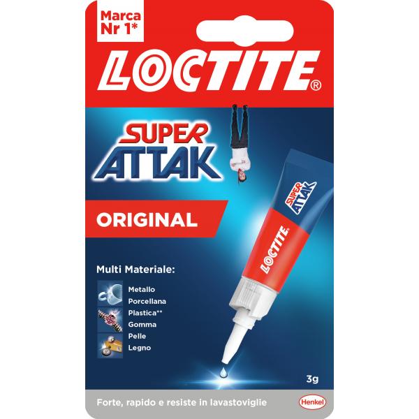 Loctite Super Attak Original, 3 g - confezione singola