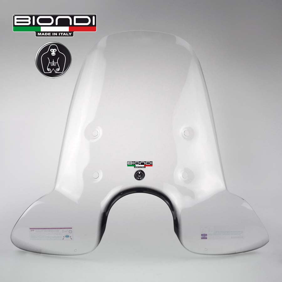 Biondi Parabrezza Club Aprilia Scarabeo 200 cc 2001-2004 con Attacchi