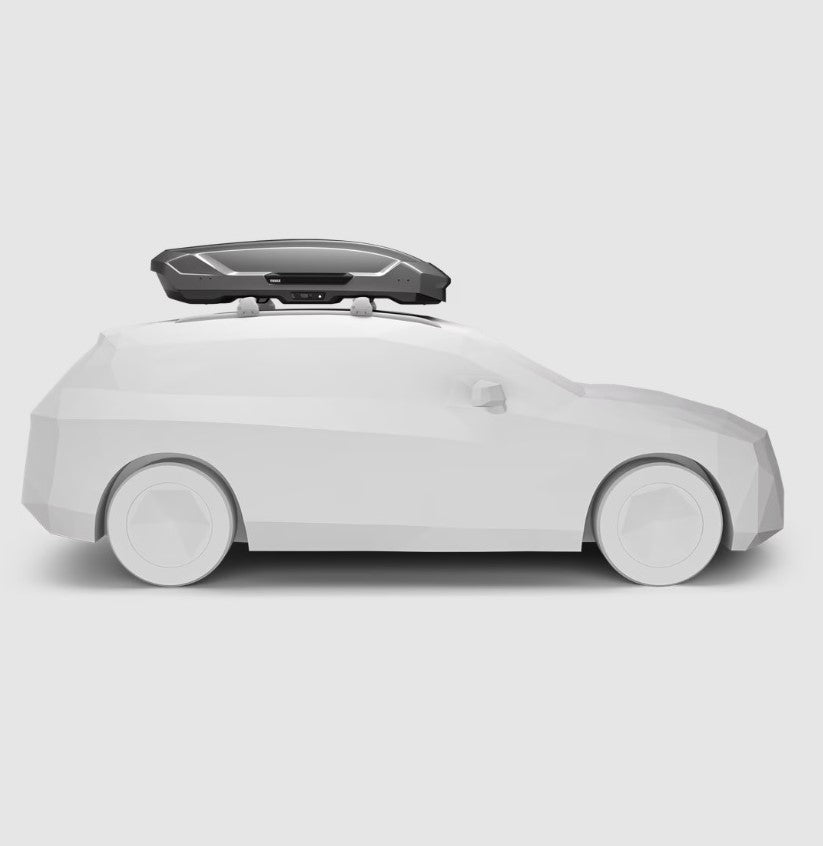 Thule Motion 3 L Dachbox aus poliertem Titan