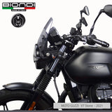 Biondi Cupolino Sport Fumè Chiaro Moto Guzzi V7 III / IV / Sport e V9 Bobber