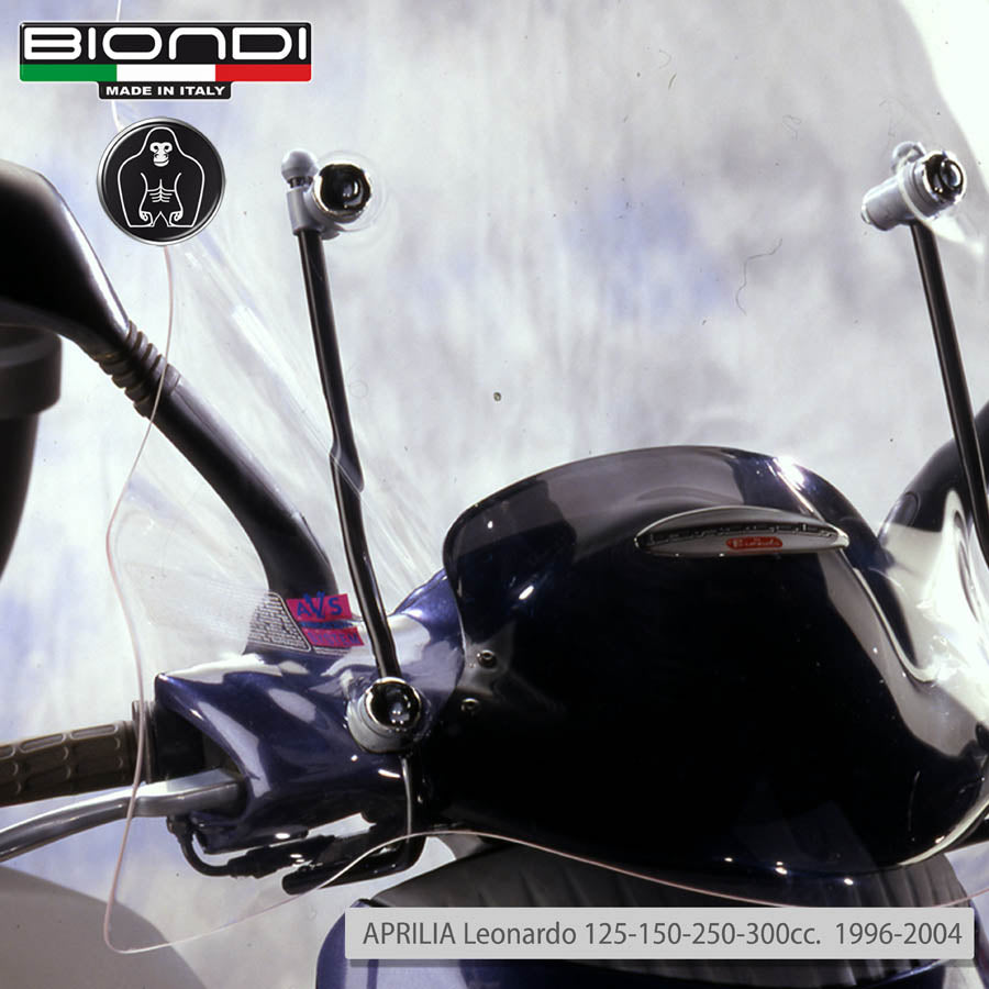 Biondi Parabrezza Club Trasparente Aprilia Leonardo 125/150/250/300 - Solo Schermo