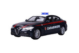 Burago Carabinieri Cars, Alfa Romeo Giulia / Stelvio sortiert, Burago, Maßstab 1:24, Displaybox