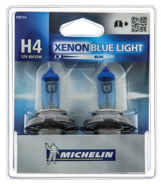 Michelin Lampadine Xenon Blue Light H4 12V 60/55W