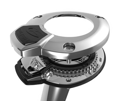 Portacanna Rotante EVO-360 a Incasso 0° - Tubo 8,5" Acciaio Inox 316L