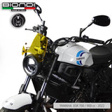 Biondi Cupolino Caffè Giallo per Benelli, Moto Guzzi V7, Triumph Bonneville, Yamaha XSR