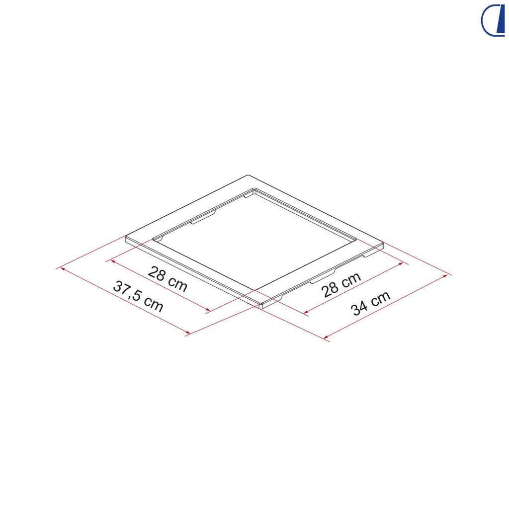 Fiamma Kit frame per oblò 28 cm su Fiat Ducato