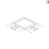 Fiamma Kit frame per oblò 28 cm su Fiat Ducato