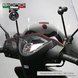 Biondi Parabrezza Mod. Z Honda Vision 50/110 cc. 2011-2016 Completo di Attacchi