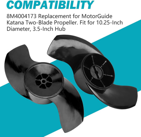 Katana Model 2-Blade Propeller for Motorguide Engines
