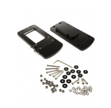 Soporte de liberación rápida de aluminio negro para motores eléctricos de la serie Xi de Motorguide