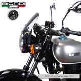 Biondi Cupolino Sport Fumè Chiaro per Benelli, Moto Guzzi V7, Triumph Bonneville, Yamaha XSR
