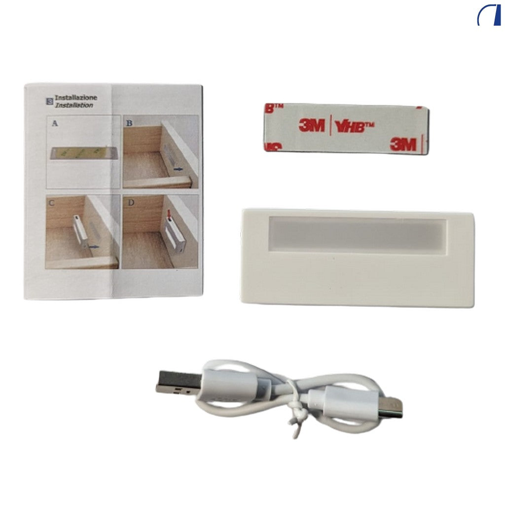 Luce LED per armadio magnetica con cavo USB-C
