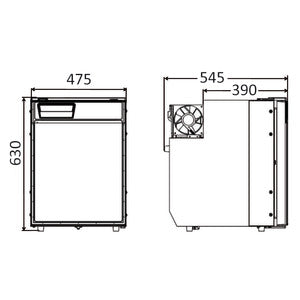 Osculati Frigo° Frigorifero Clean Touch 85 L