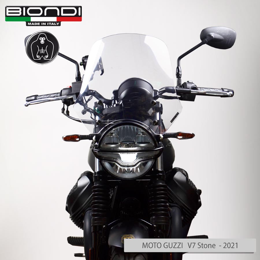 Biondi Cupolino Touring Trasparente Moto Guzzi V7 III / V7 IV / V7 Sport / V9 Bobber