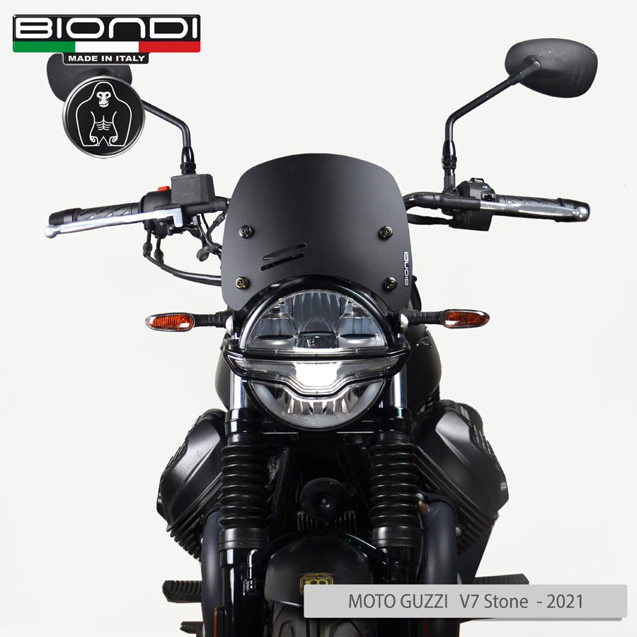 Biondi Cupolino Caffè Nero Satinato Moto Guzzi V7 III/IV/Sport e V9 Bobber
