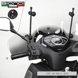 Biondi Parabrezza Mod. Z SYM HD 300 2019-2020 Trasparente con Attacchi