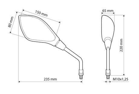 Lampa Limits, coppia specchi retrovisori 90081