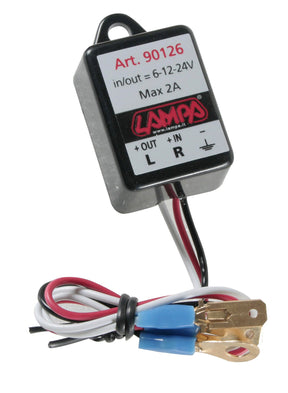 Lampa Flasher, intermittenza elettronica - 6/12/24V - 2A 90126