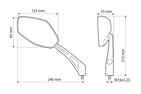 Lampa Infinity, coppia specchi retrovisori 90129