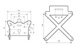 Lampa X-Plate, portatarga 90144
