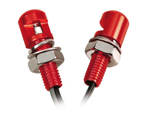 Lampa Set 2 viti con Led a luce bianca - Rosso 90173