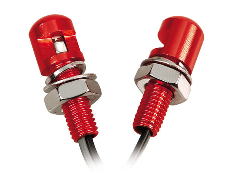 Lampa Set 2 viti con Led a luce blu - Rosso 90178