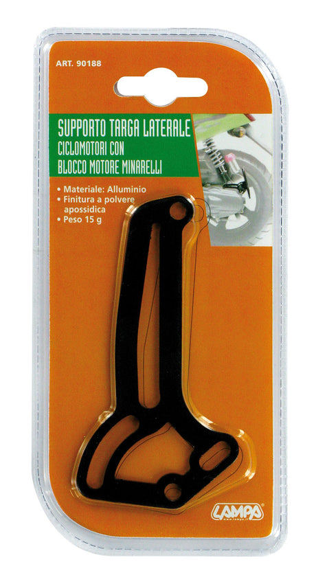 Lampa Supporto targa laterale per ciclomotori con motore Minarelli 90188