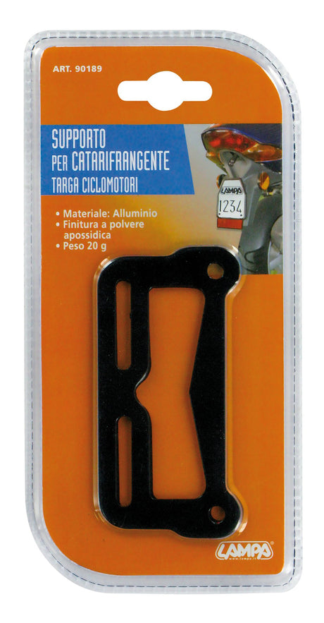 Lampa Supporto per catarifrangente targa ciclomotori 90189
