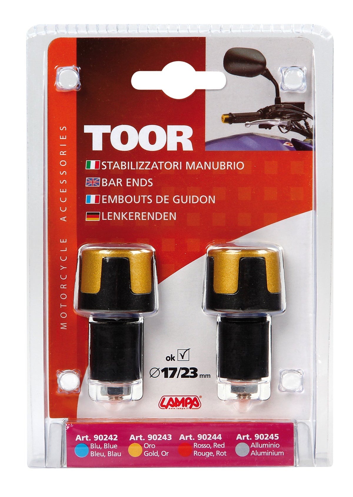 Lampa Toor, stabilizzatori universali - Oro 90243