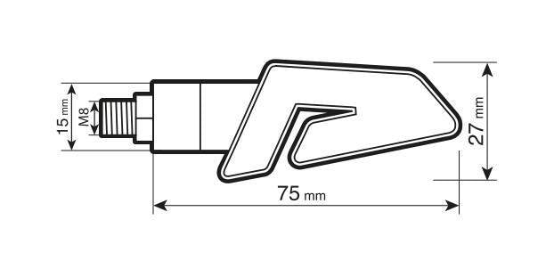 Lampa Kap, indicatori di direzione a led - 12V LED 90246