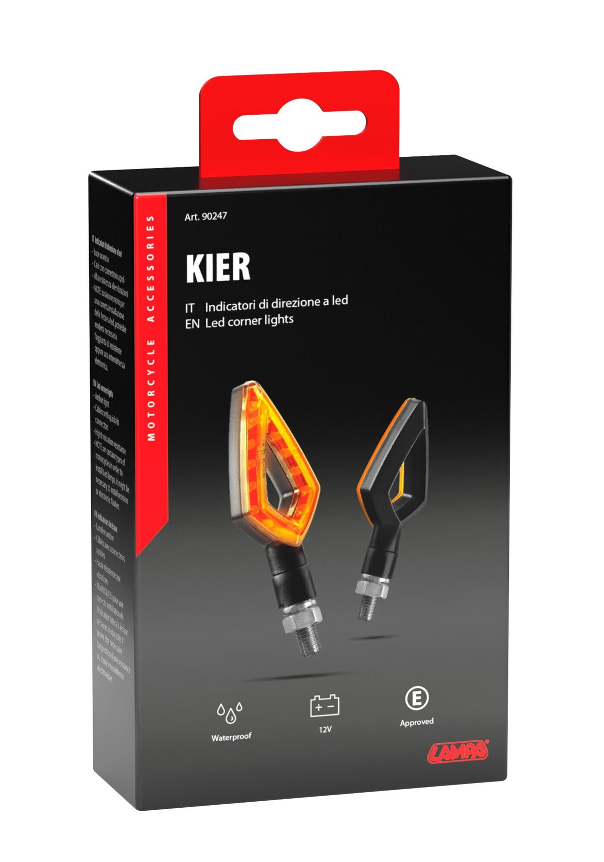 Lampa Kier, indicatori di direzione a led - 12V LED 90247