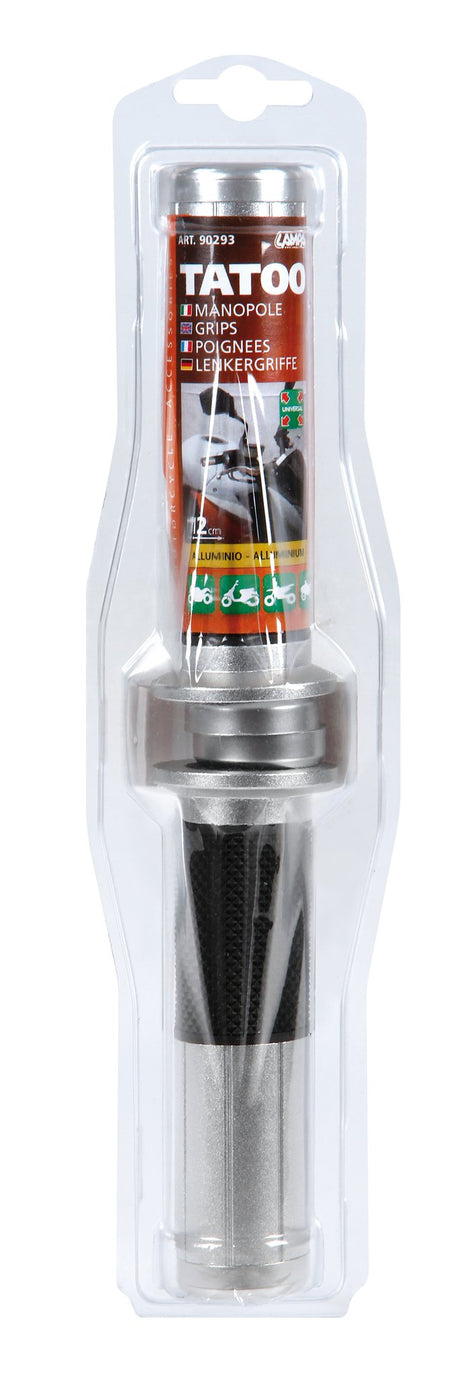 Lampa Tatoo, manopole in gomma e alluminio 90293