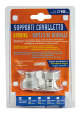 Lampa Kit Supporti Cavalletto per Forcellone Filettato 10 mm - Alluminio