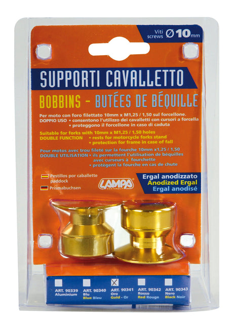 Lampa Kit supporti cavalletto - 10 mm - Oro 90341