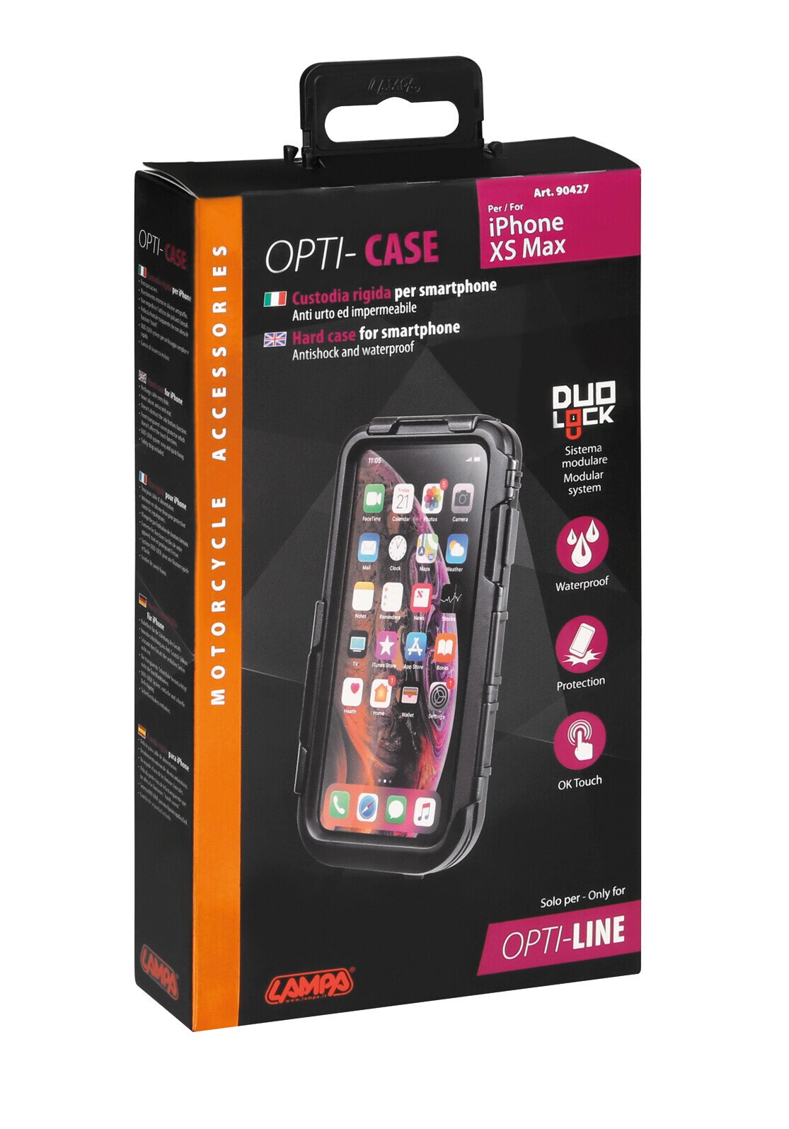 Lampa Opti Case, custodia rigida per smartphone - iPhone XS Max 90427