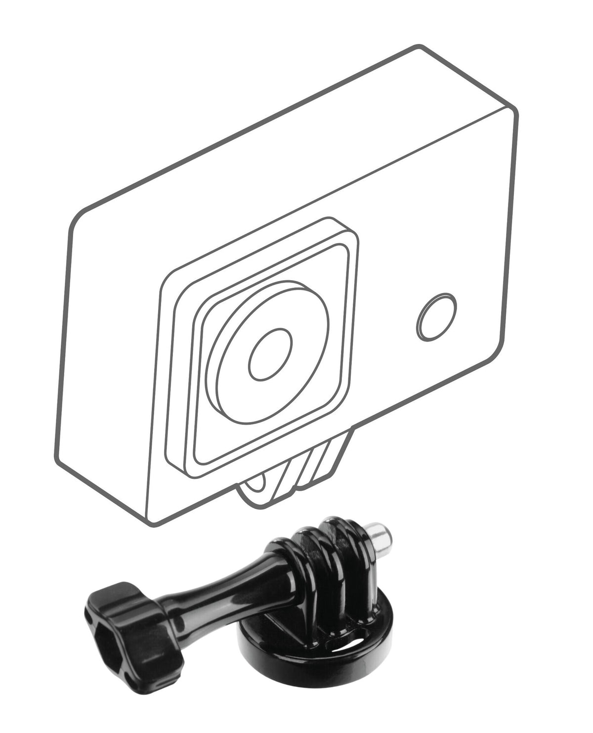 Lampa Opti Action Cam, supporto per fissaggio action cam 90455